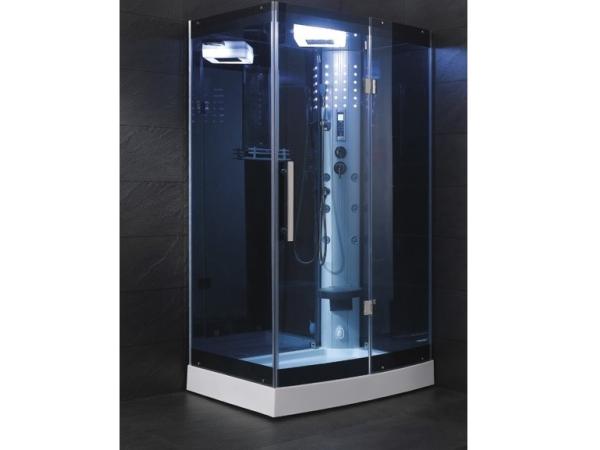 Stoomcabine rechthoekig 120x90x215cm