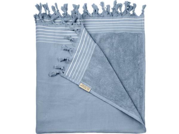 6x Walra Hamamdoek XXL - 200x200cm - Blauw