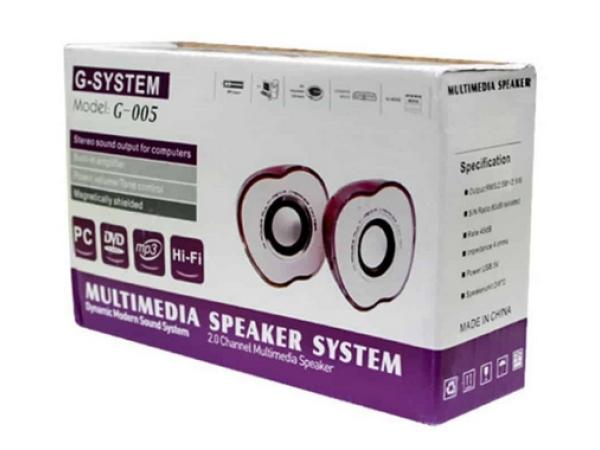 G-System G-005 Multimedia Speakers - Roze