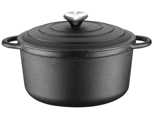 Krisberg Gietijzeren Pan met Deksel – 6,5L – Ø28 cm