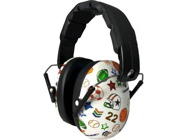 BANZ Kids gehoorbeschermer over-ear sport wit EM053