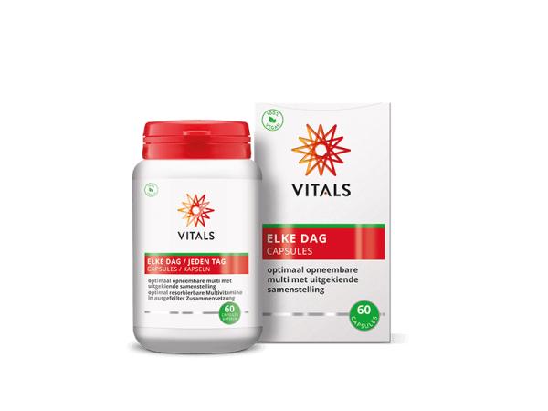 Vitals Elke Dag multivitaminen capsules 60 stuks
