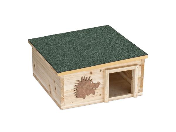 Navaris egelhuis hout 40x40x19cm afneembaar dak