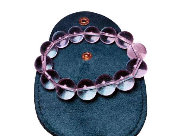 Heldere 'Rock Crystal' Kralenarmband