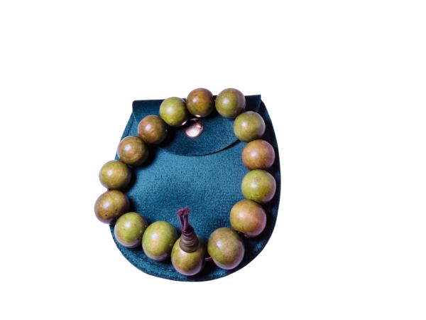 Tibetaanse 'Green Sandalwood' Mala Armband