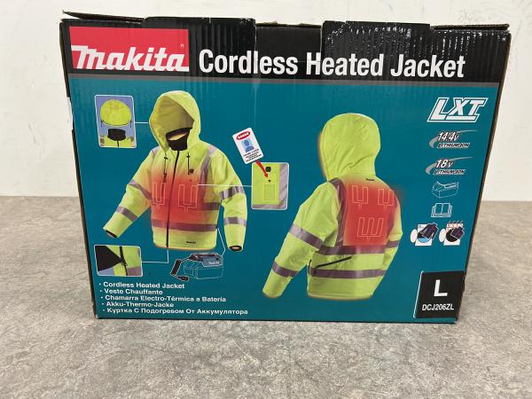 Makita verwarmde veiligheidsjas maat L DCJ206ZL