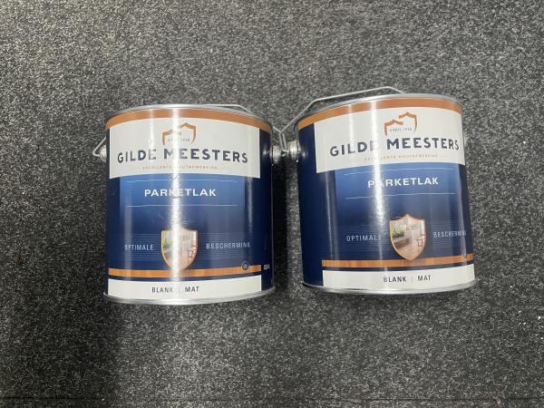 2x Gilde Meesters Parketlak Blank Mat – Watergedragen
