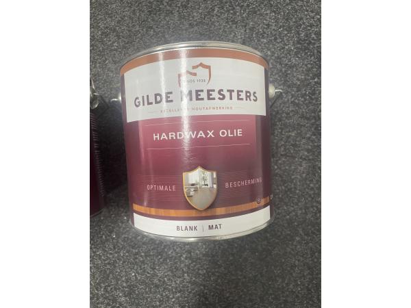2x 2x Gilde Meesters Hardwax Olie 2,5 Liter – Houtbescherming
