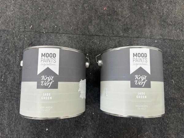 2x Moodpaints Muurverf Jade Green- 2500 ml