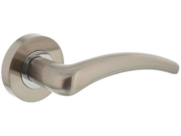 10x Intersteel deurkruk op rond rozet Matthijs