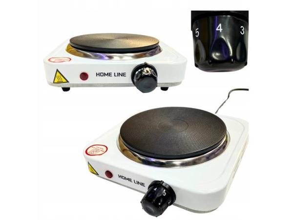 HomeLine Elektrische kookplaat - 1 pits - 1000 Watt - ⌀ 15cm