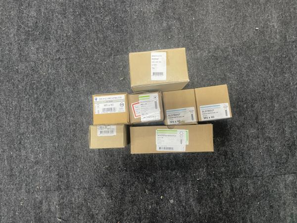 RVS A2 slotbouten M5x25/M5x40 en houtdraadbouten 8x30