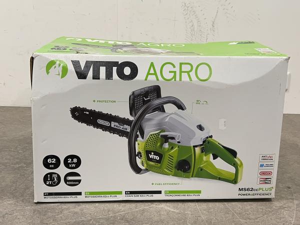 Vito kettingzaag 500mm 3200 tpm 62cc Agro