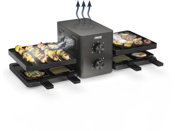 Princess 162660 Raclette Purify rookvrij 1500W