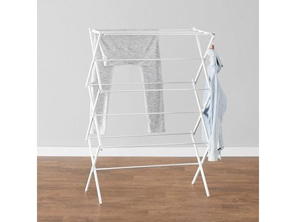 Amazon Basics opvouwbaar wasrek/droogrek wit