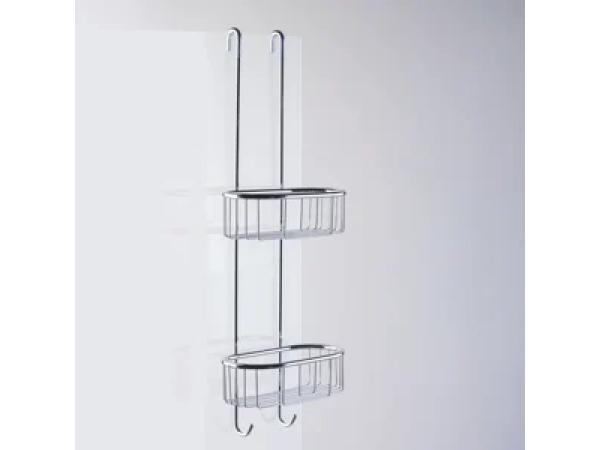 BLAUFOSS Amy dubbel zeeprek douchewand chroom 26,5x75