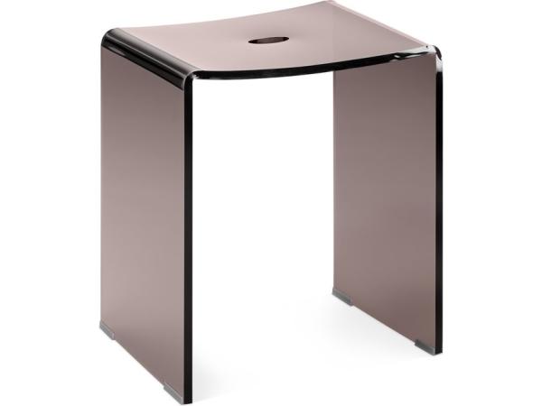 Navaris acryl douchekruk transparant grijs antislip