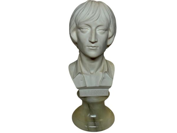 Zeldzaam Studio Prof. G. Bessi | Albasten Buste J. Lennon