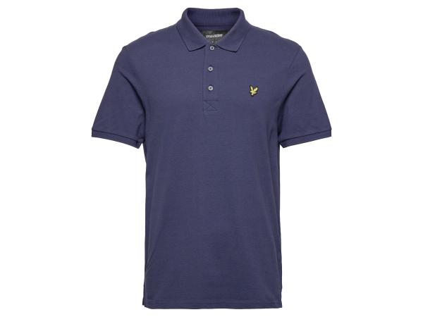 Lyle &amp; Scott Plain Polo Shirt Dark Navy - M