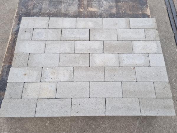 31,36 M2 Betonsteen Grijs 22x11x6 Cm