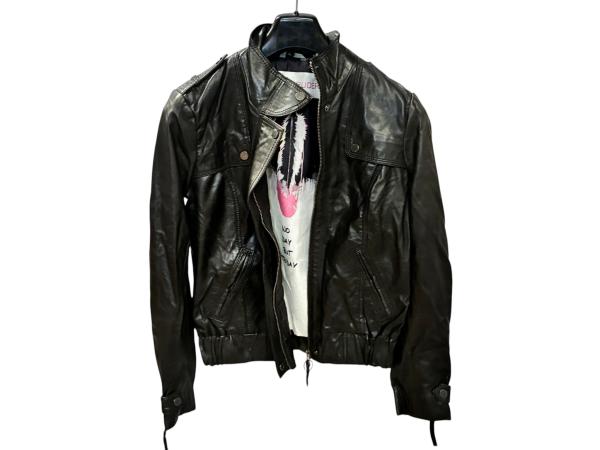 FredsBruder | Washed Leather Biker Jacket