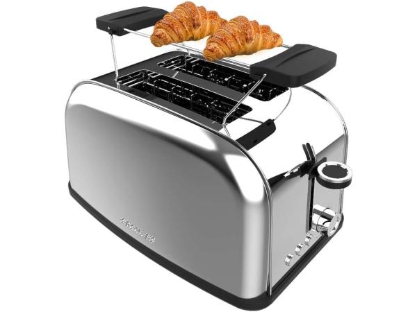 Cecotec Toastin' time 850 - broodrooster - RVS - 850W