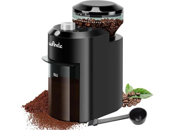 Wancle Elektrische koffiemolen  voor 12 kopjes