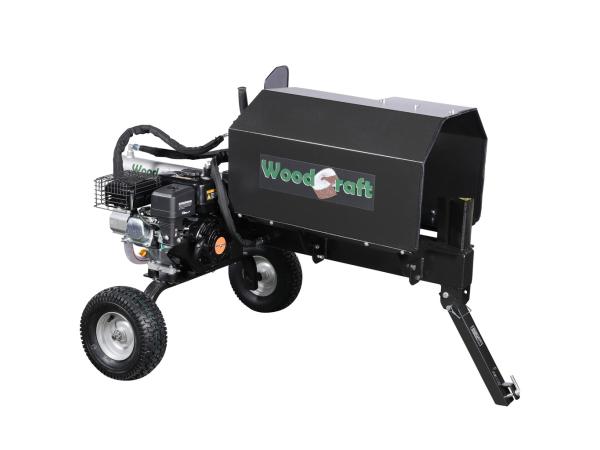 Woodcraft houtklover 12 ton benzine horizontaal
