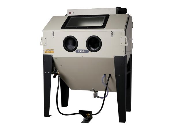 Straalcabine 420L met voordeur en 2 zijdeuren