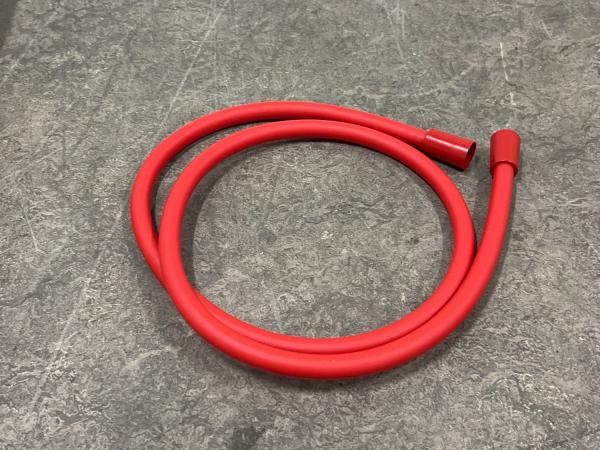 2x Treemme doucheslang 150cm PVC rood