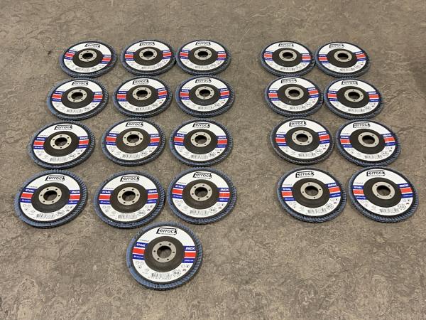 Ferrock slijpschijf ø115mm set 21-delig staal