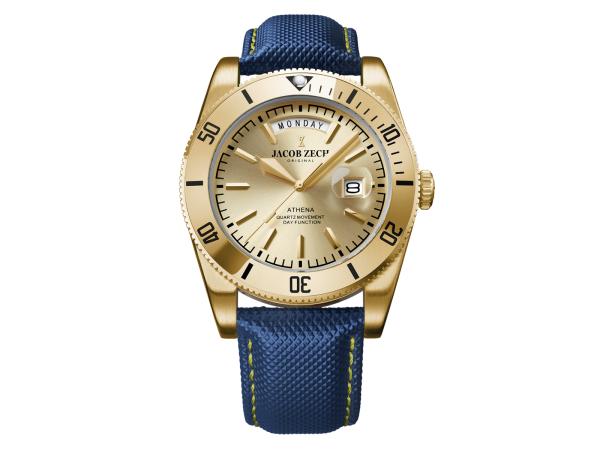 Jacob Zech Horloge Athena Goud 42mm