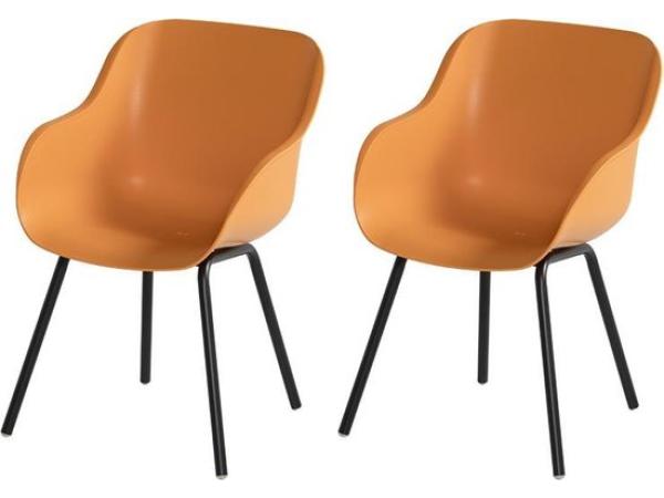 Hartman Sophie elegance tuinstoel - Oranje - set van 2
