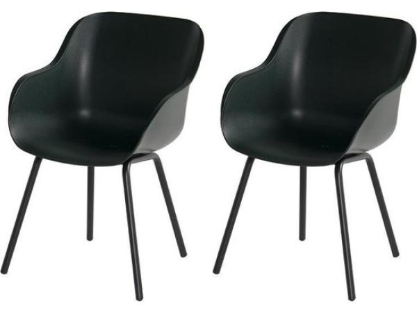 Hartman Sophie elegance tuinstoel - Donkergroen - set van 2