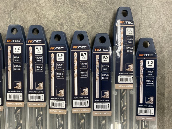 rotec-metaal-spiraalboor-set-41-delig-hss-g