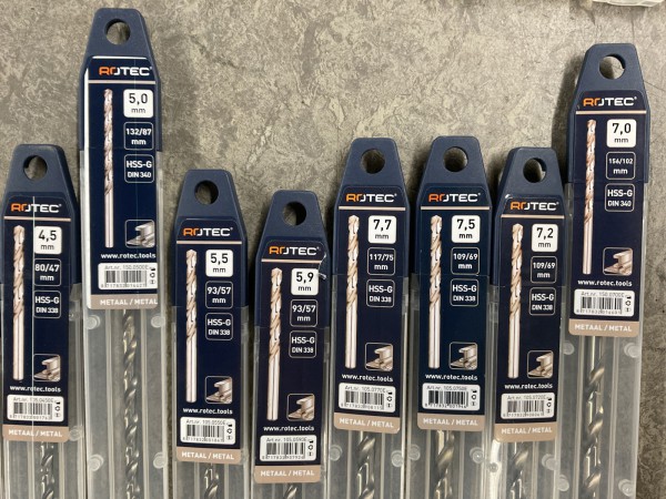 rotec-metaal-spiraalboor-set-41-delig-hss-g