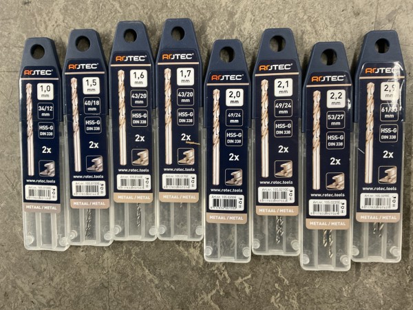rotec-metaal-spiraalboor-set-41-delig-hss-g