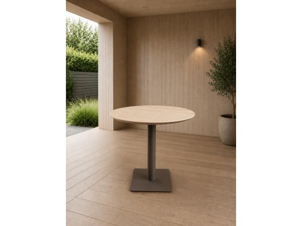 Flora outdoor tafel 80Ø - Bruin