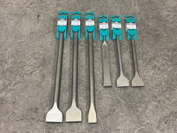 Heller beitel set 6-delig 250-400mm SDS-Plus/Max
