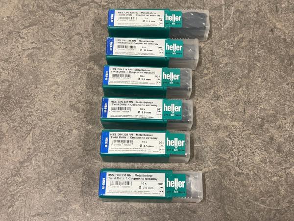 Heller spiraalboor set 6-delig