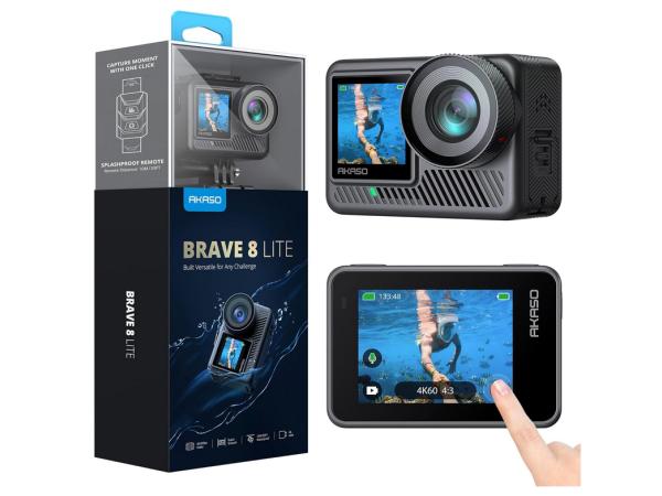 AKASO Brave 8 Lite Action Cam 4K60FPS 20MP