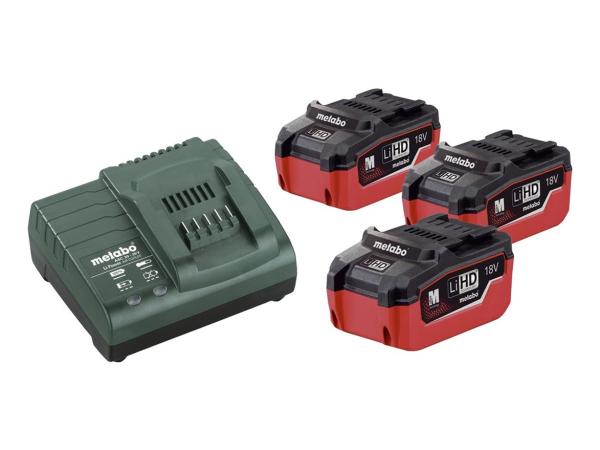 Metabo accu starterset LiHD 5,5Ah Basic-set
