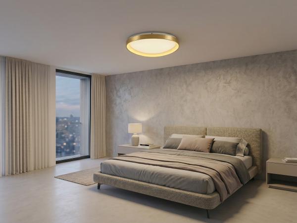 Plafondlamp Goud 62cm 50W LED CCT 3 Kleur & 3 Stappen Dimmen