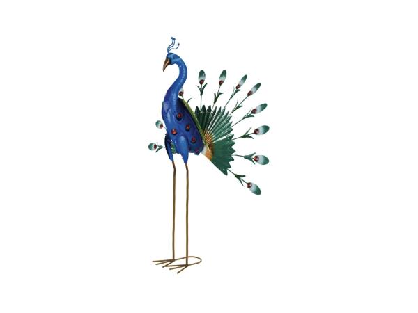Decoratieve Tuinvogel Pauw 90.5CM Metaal