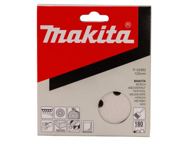 6x makita Schuurschijf 125mm A120 velcro