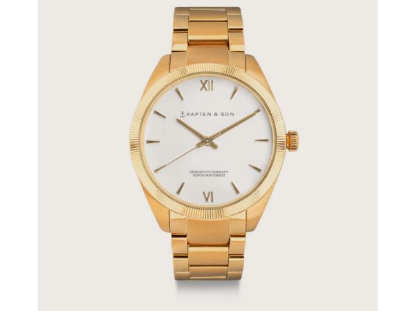 Kapten Son Crush Gold Steel Horloge