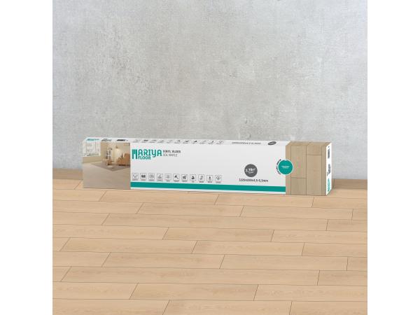 Pvclaminaat 22x122cm 4.8mm met Isolatie Per 27.8m2 Zand eik