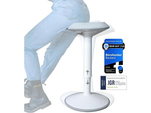 Backerz Ergonomische Wiebel Stoel hoogte 40-60cm