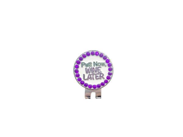 Golfbal marker - wine later