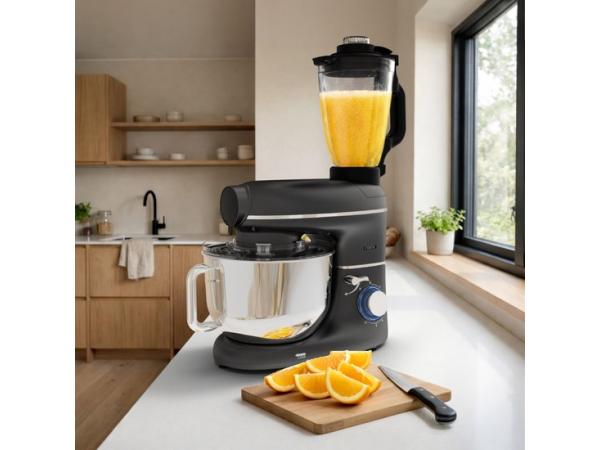GourmetMaxx Keukenmachine – 2000W – Keukenrobot – Zwart